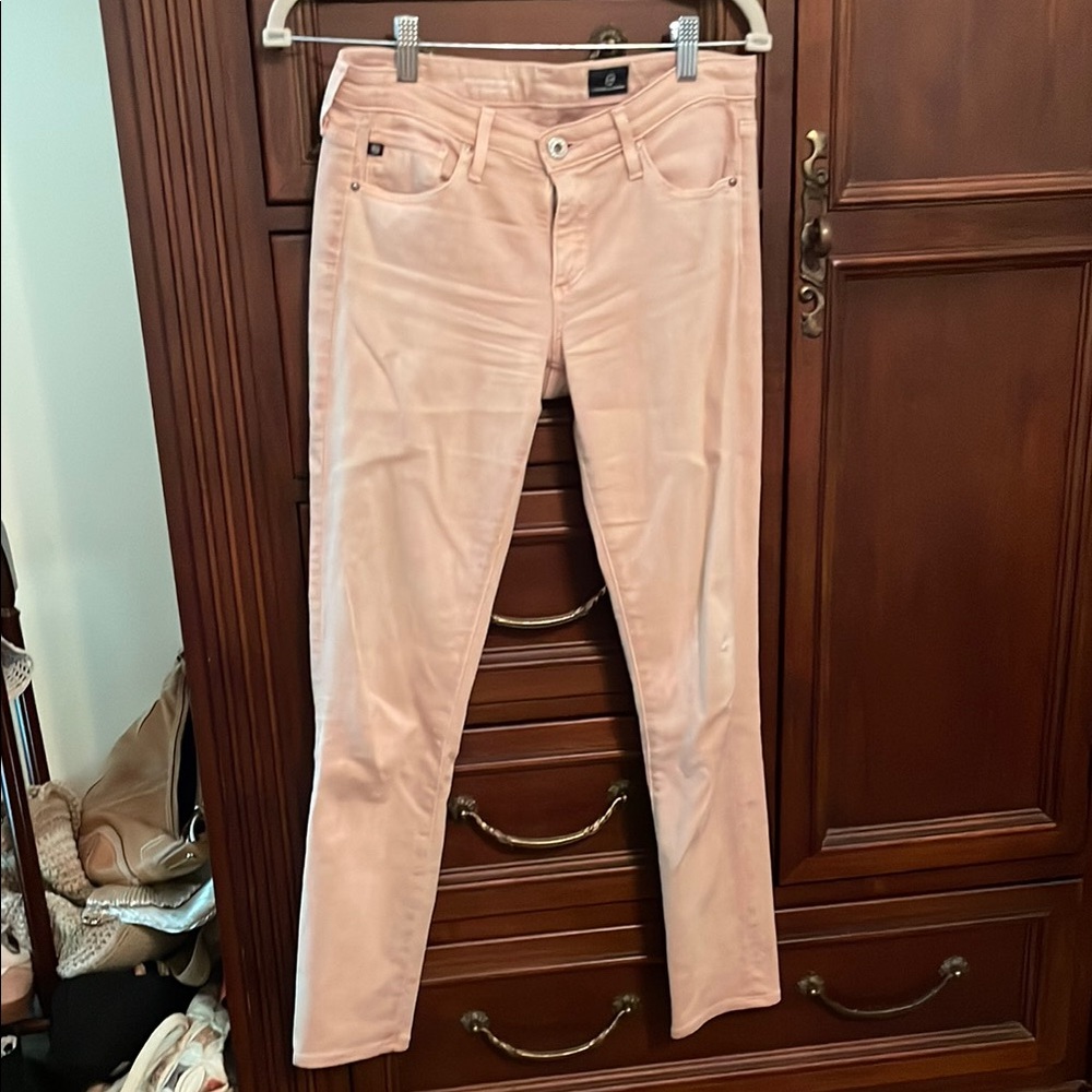AG Adriano Goldschmied Light Pink Pants